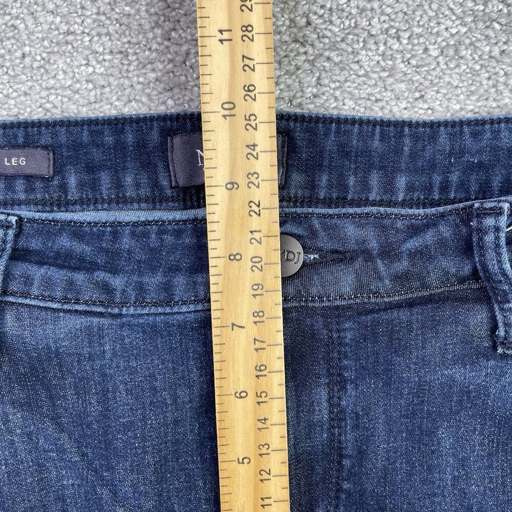 NYDJ Teresa Jeans Women's 4 Petite Wide Leg Crop High Rise Pleated Stretch - Picture 8 of 11